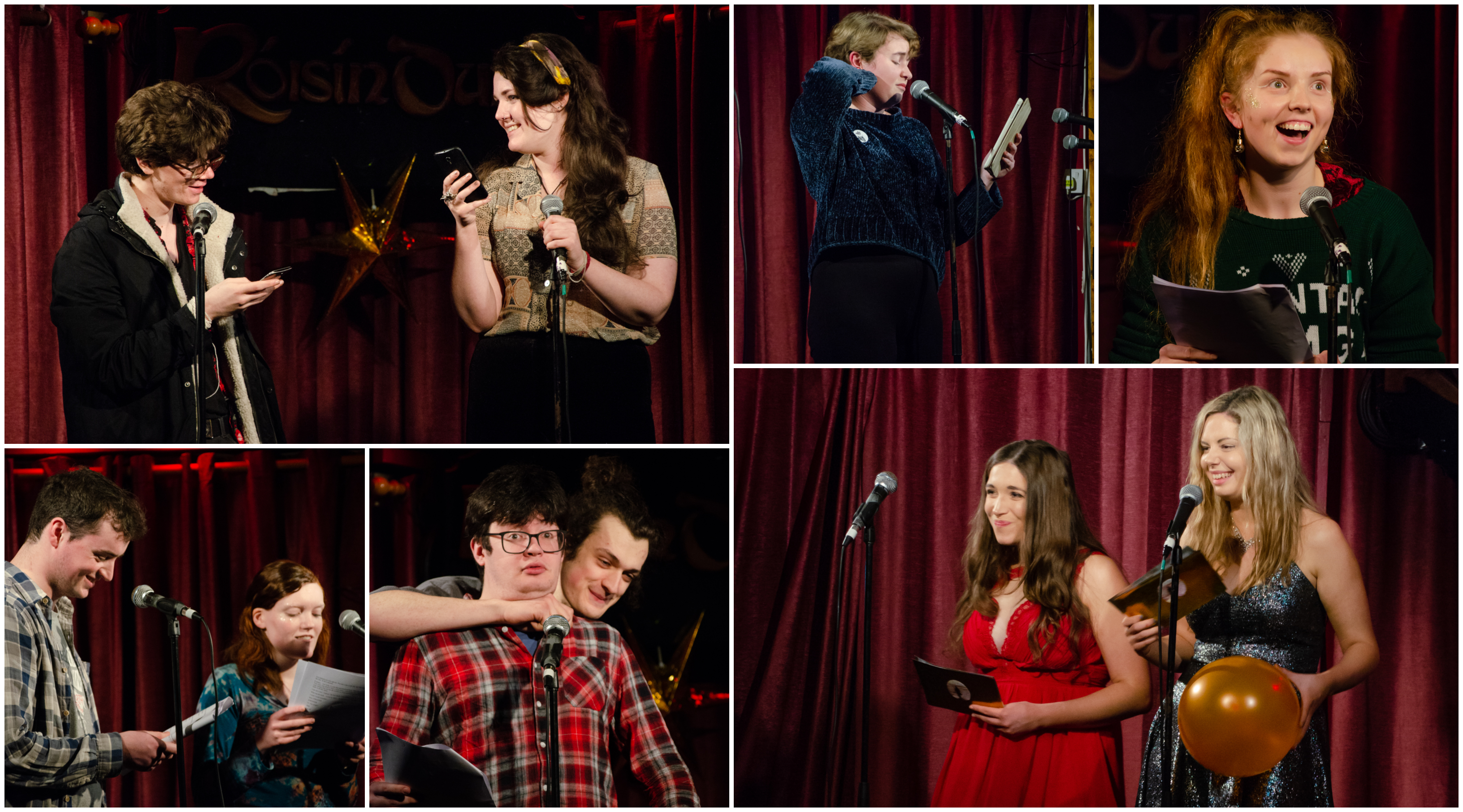 Creative Writing Night Collage