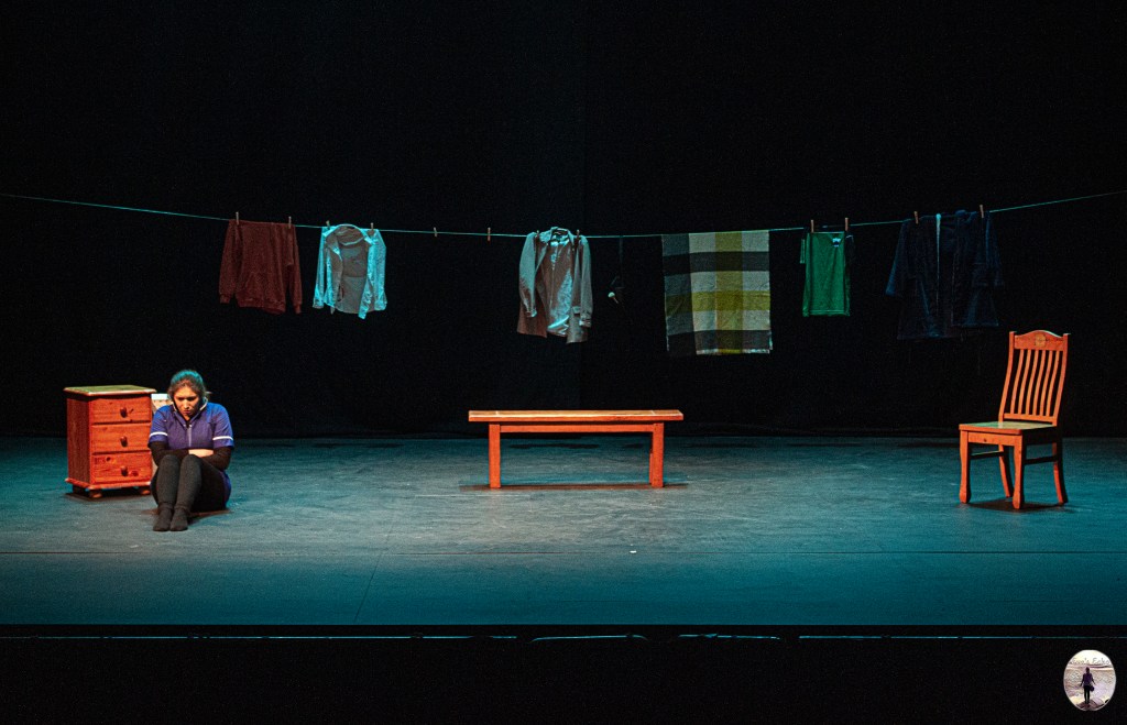 One woman theatre show Uniform