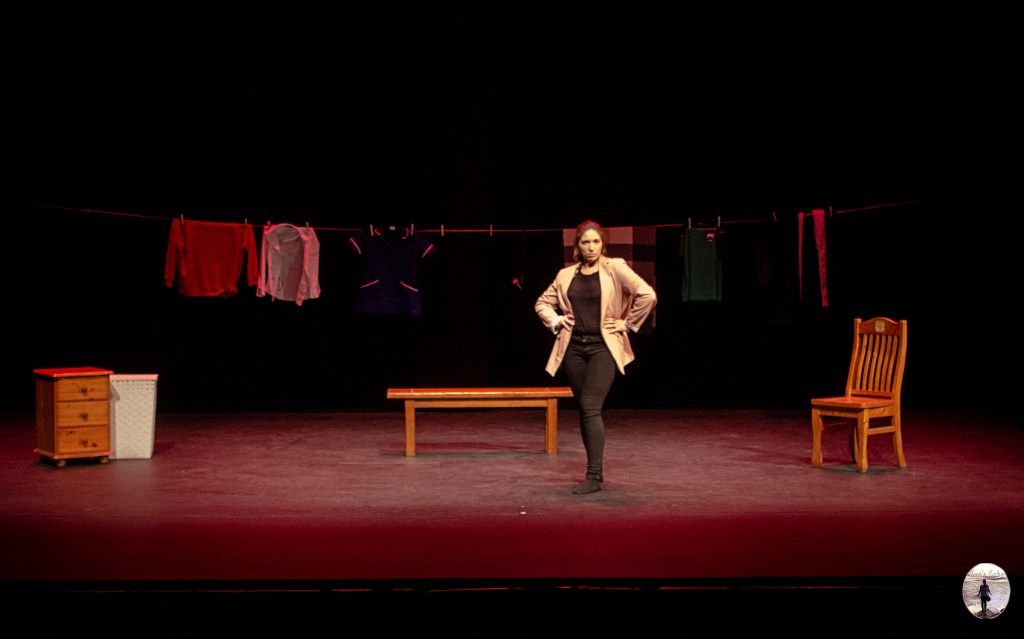 One woman theatre show Uniform