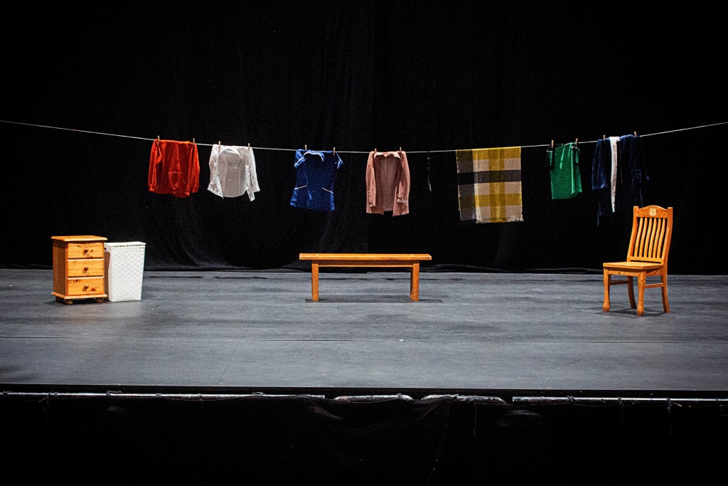 Set Design for one woman show Uniform by Eva's Echo Theatre Company